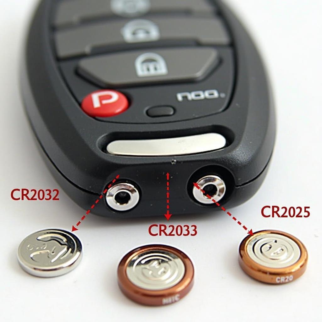 Different Types of Lexus Key Fob Batteries