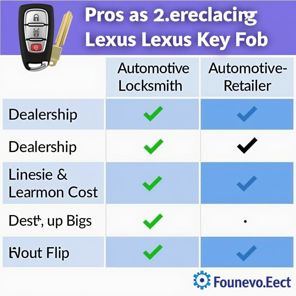 Lexus Key Fob Replacement Options