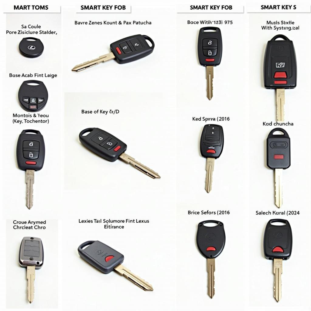 Different Types of Lexus Key Fobs