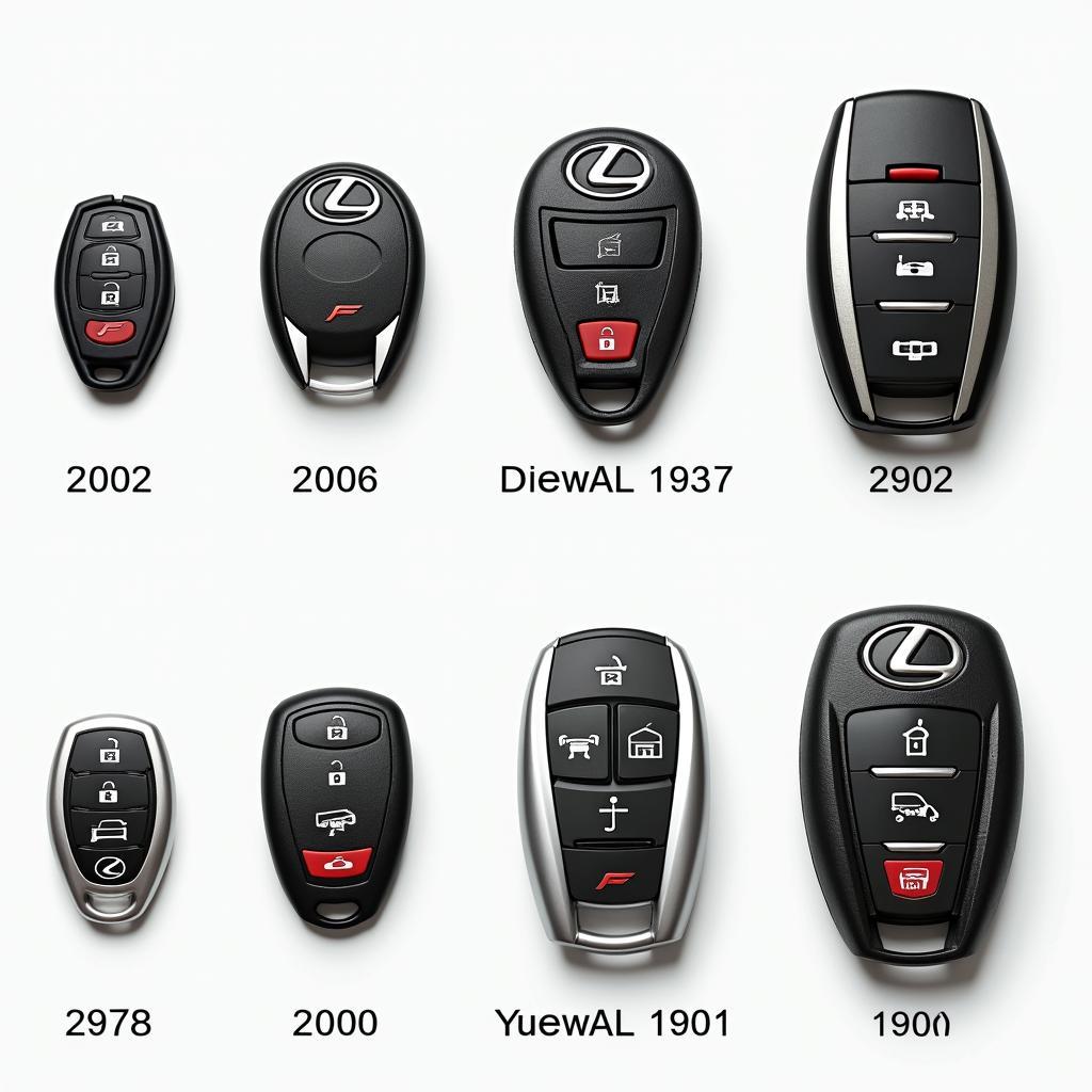 Comparing Different Lexus Key Fob Types