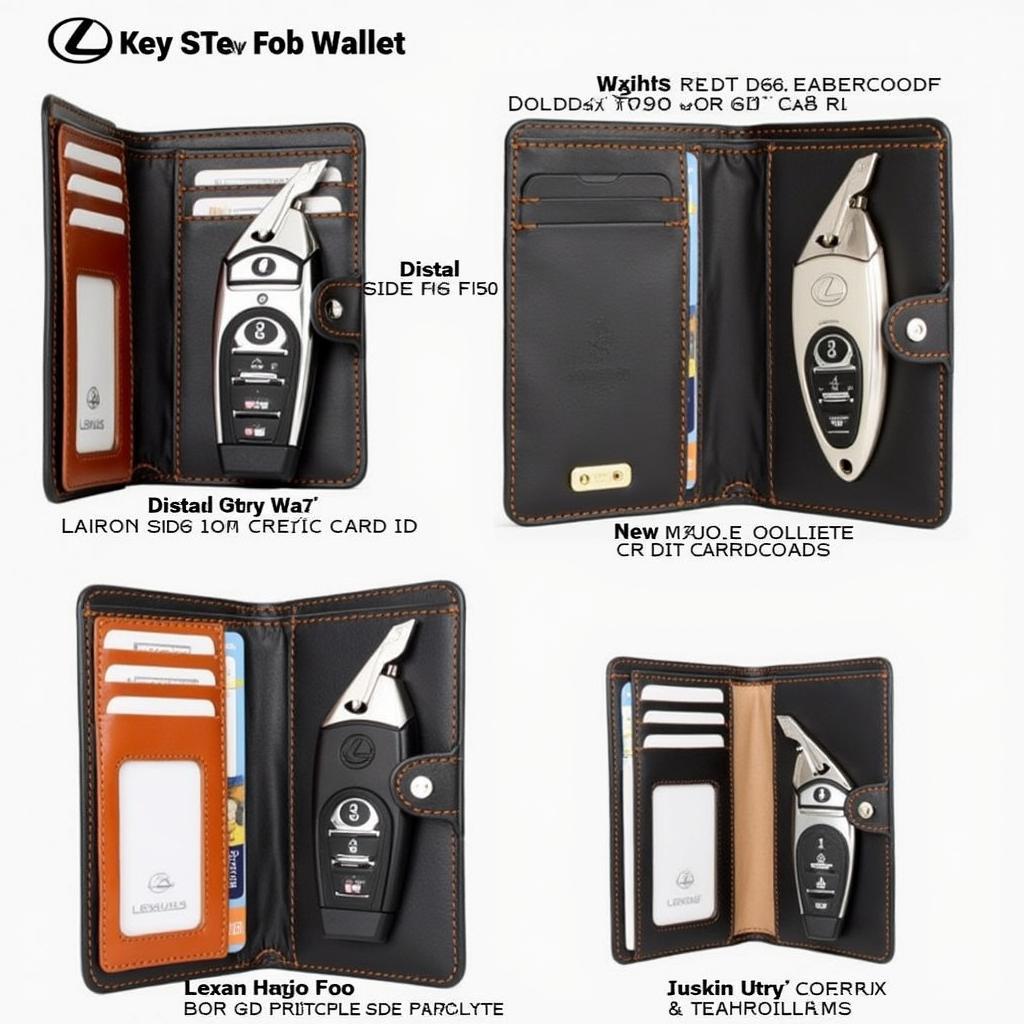 Different Styles of Lexus Key Fob Wallets