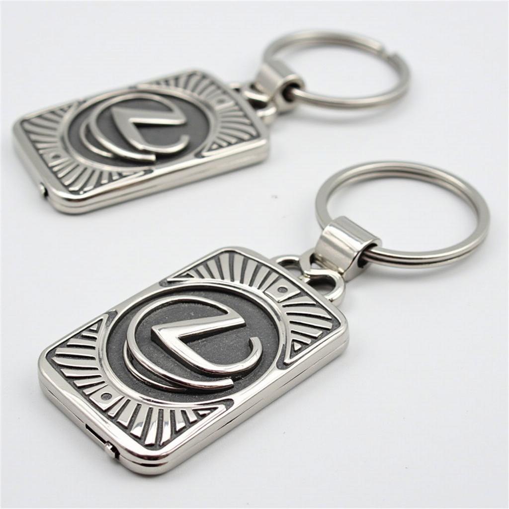 Metal Lexus Key Ring with Logo Design