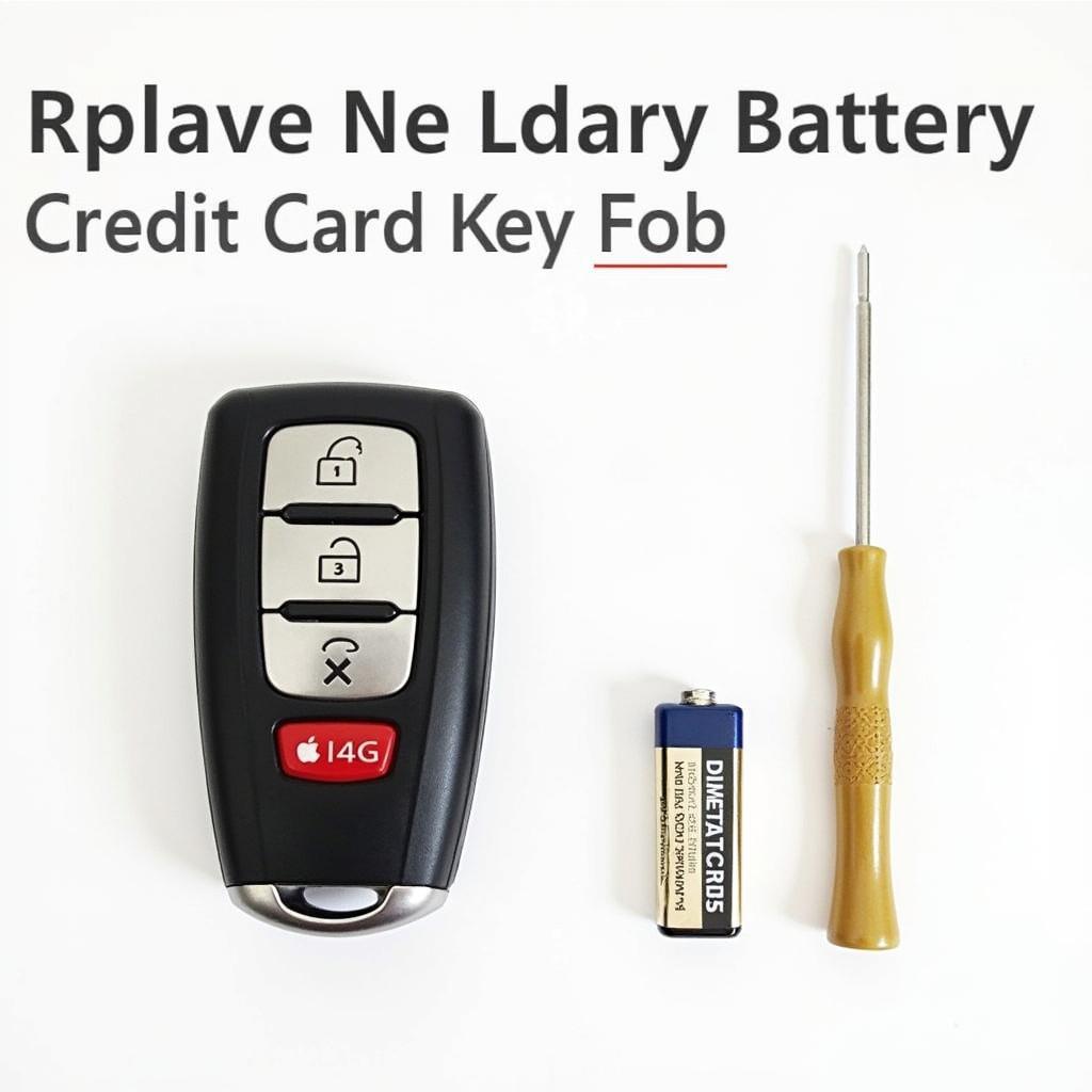 Lexus LX570 Credit Card Key Fob Battery Replacement