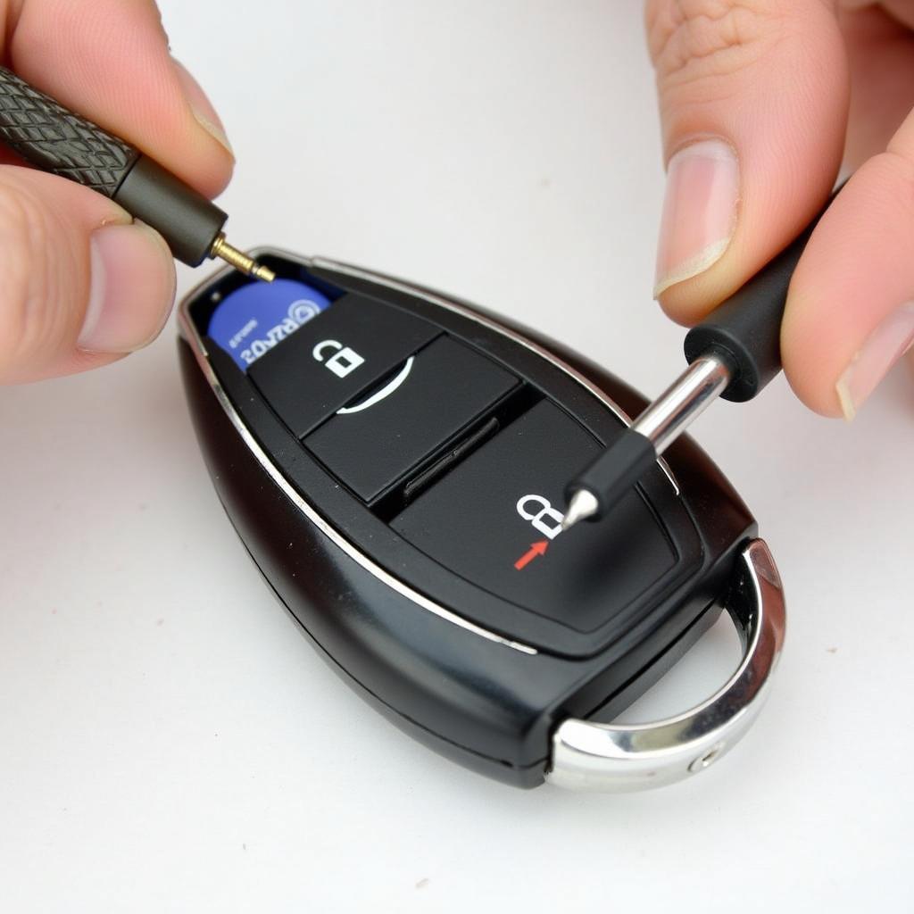 Replacing the Battery in a Lexus RX Key Fob