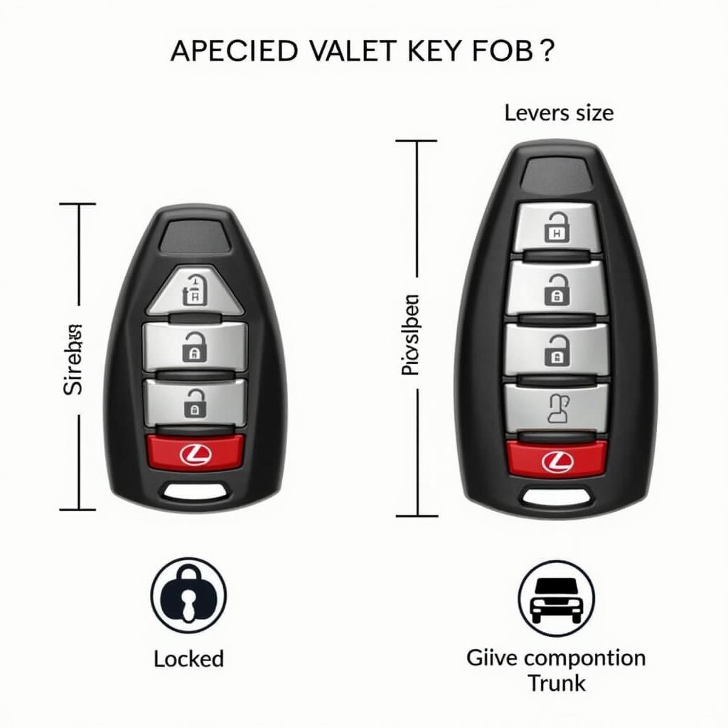 Lexus Valet Key Fob Security Features