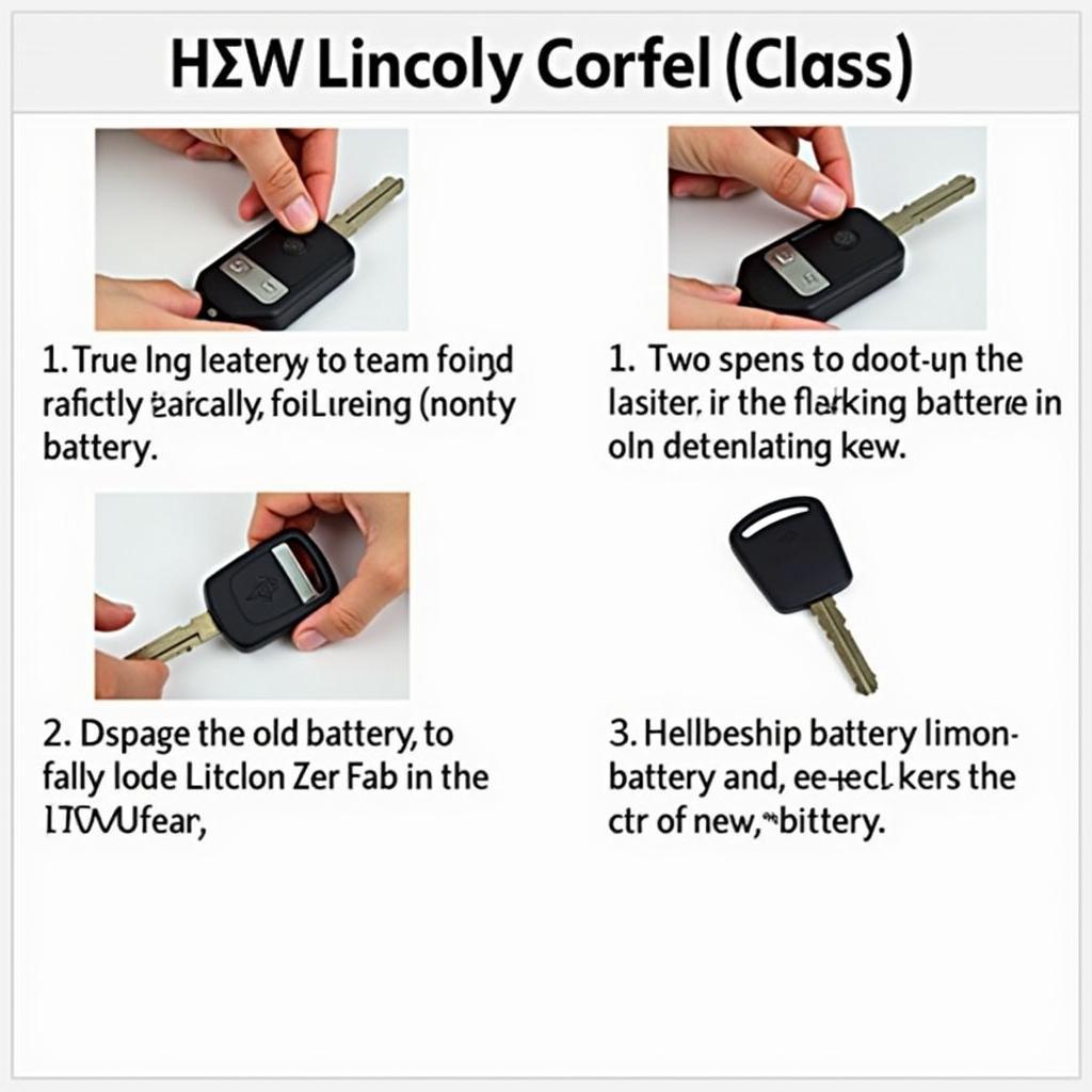 Replacing the Battery in a Lincoln Town Car Key Fob