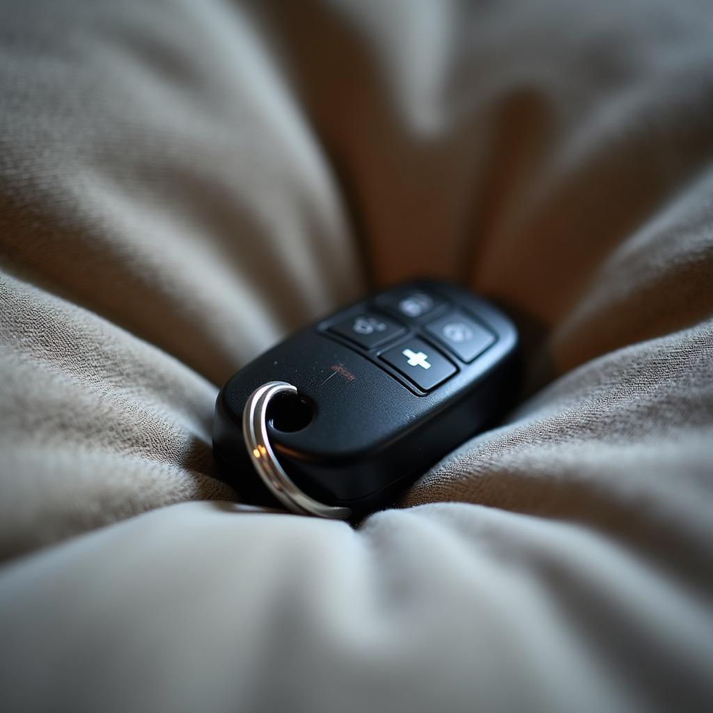 Lost Chevy Key Fob on Sofa