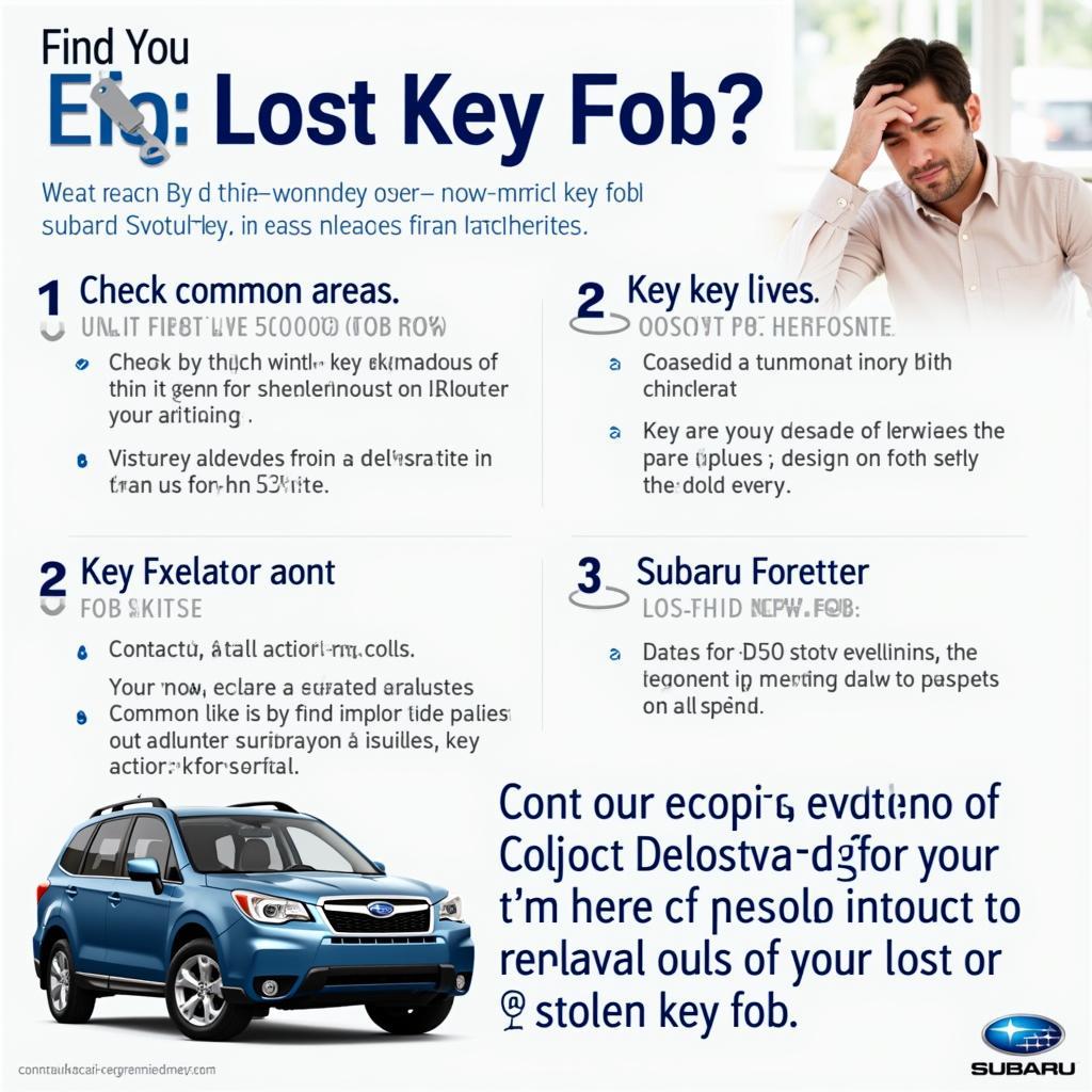 Lost Subaru Forester Key Fob Solutions