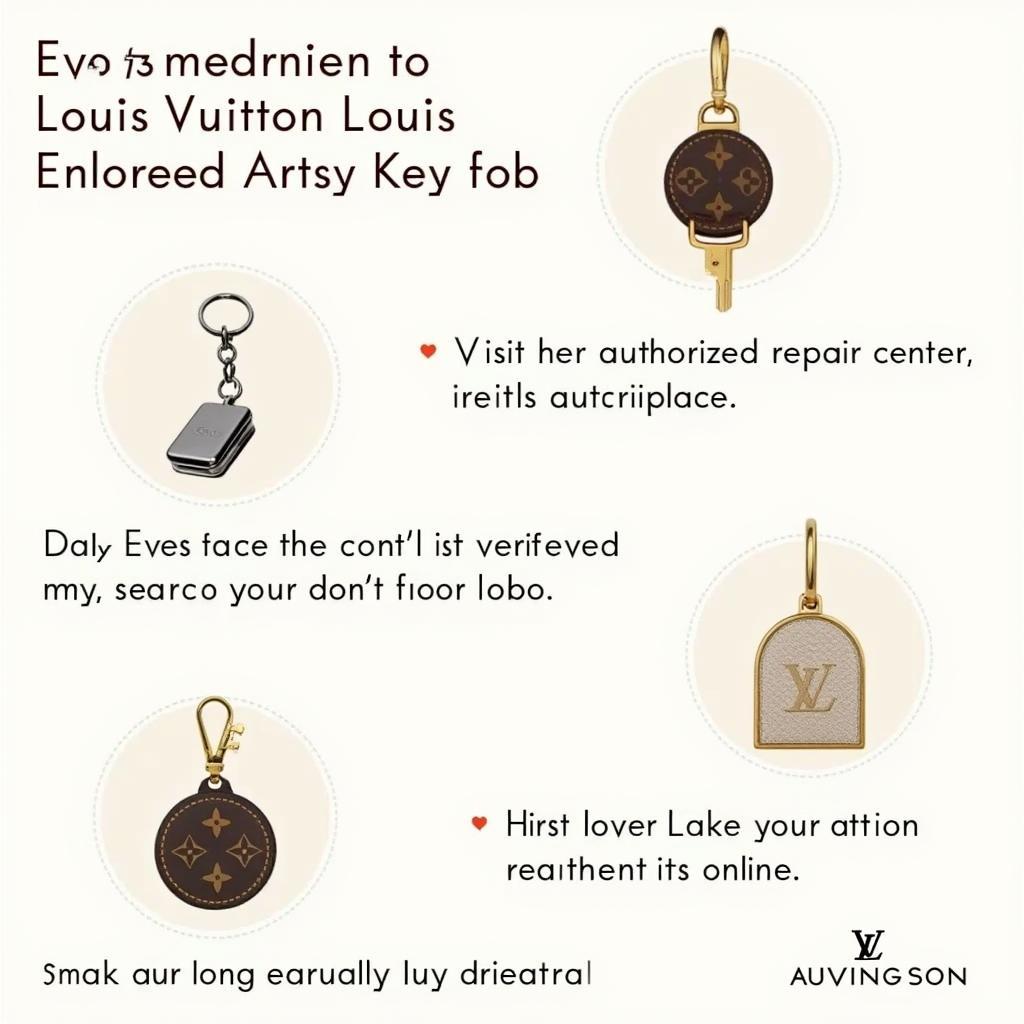 Louis Vuitton Artsy Key Fob Replacement Options