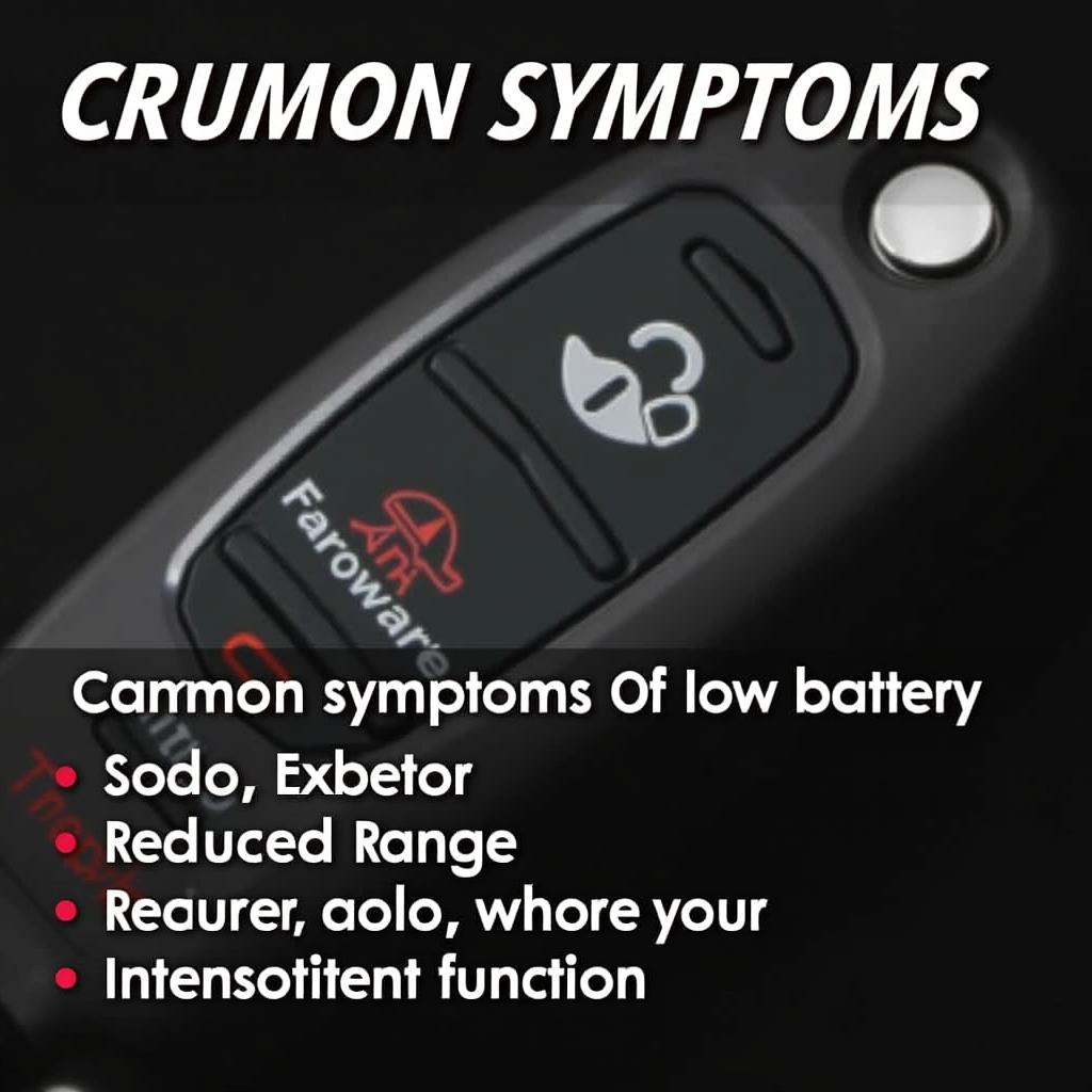 Symptoms of a Low Jeep Key Fob Battery