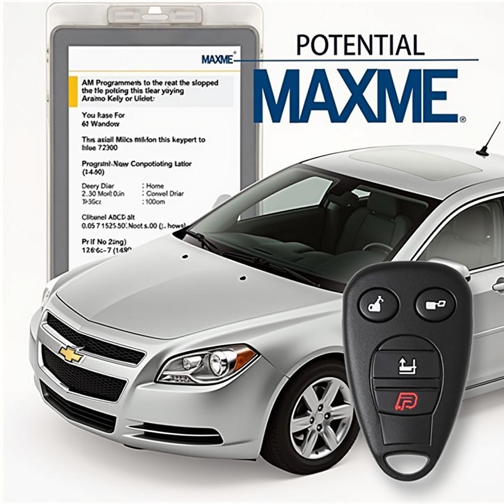 Maxme Key Programming Tool Compatibility with 06 Chevy Malibu