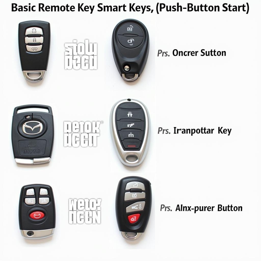 Mazda 2 Key Fob Types