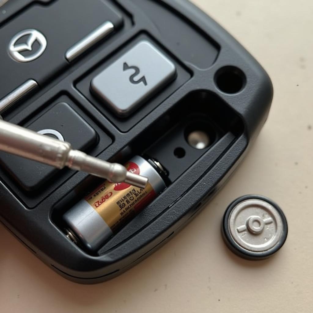 Replacing the Battery in a Mazda 3 Key Fob