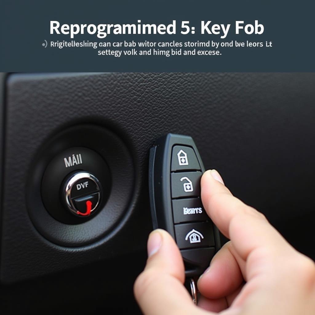 Reprogramming a Mazda 5 key fob after battery replacement