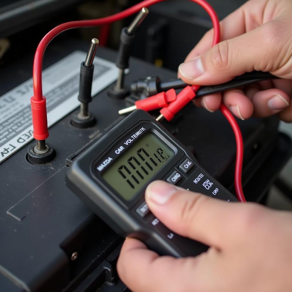 Checking Mazda Car Battery