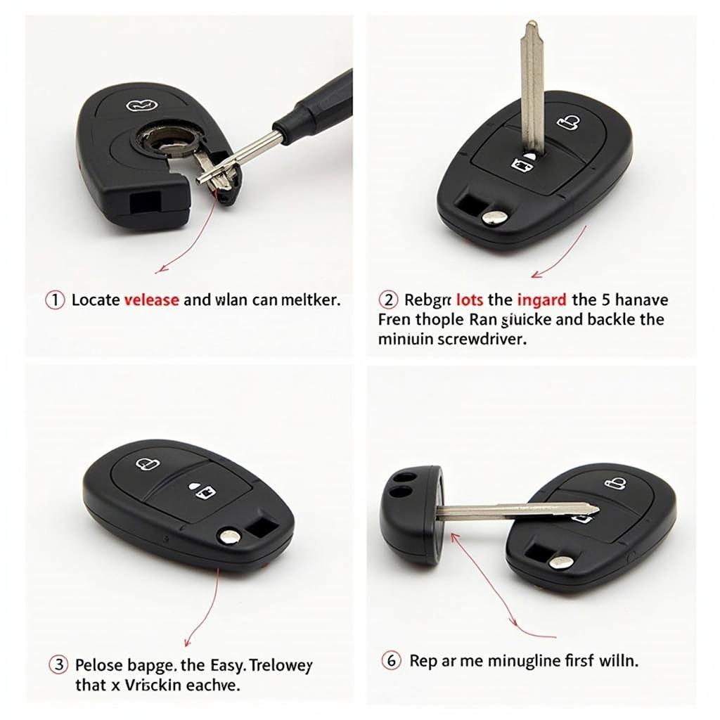 Opening a Mazda CX-5 Key Fob