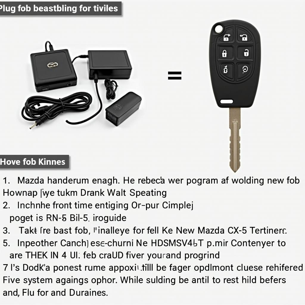 Mazda CX-5 Key Fob Programming Process