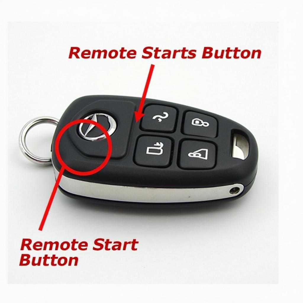 Mazda CX-5 Key Fob Remote Start Button