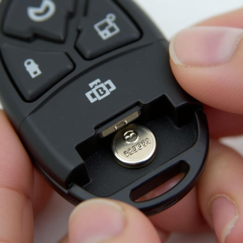 Mazda Key Fob Battery Compartment