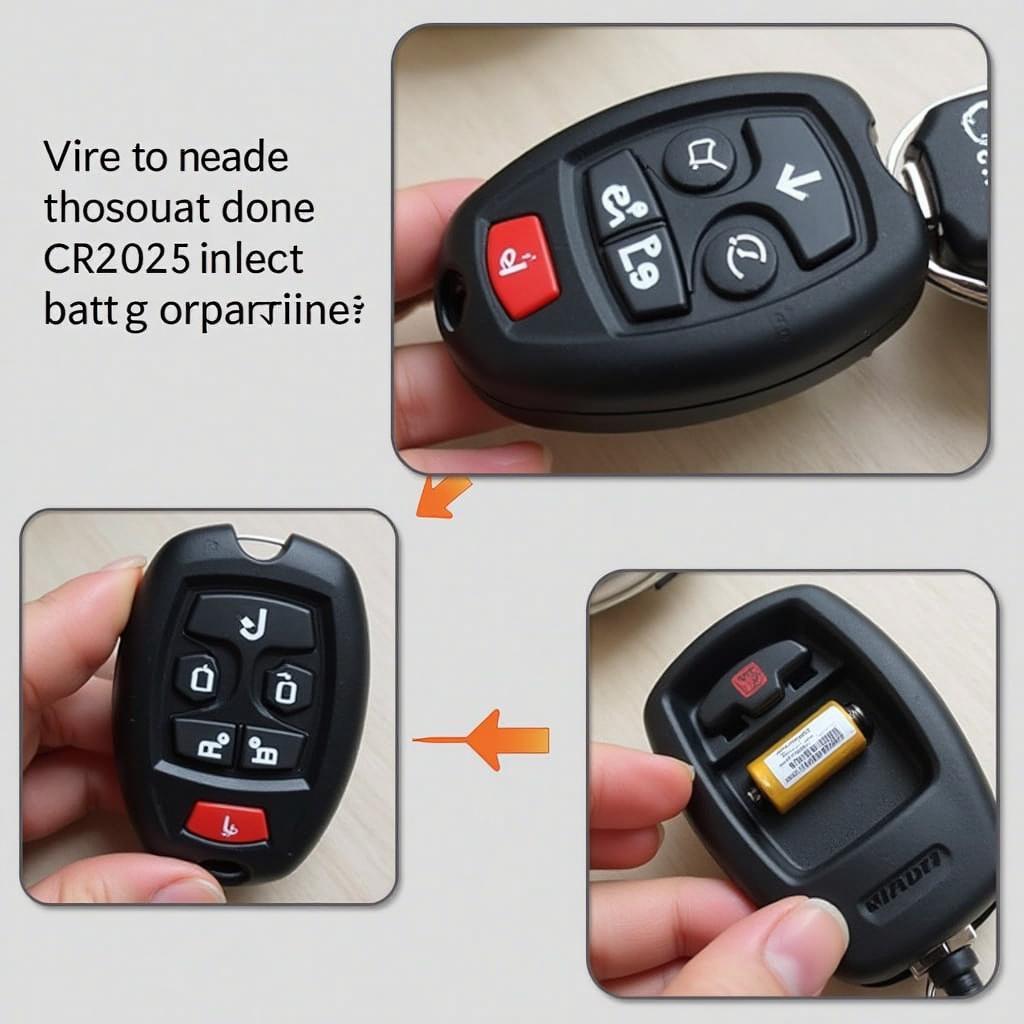 Installing a CR2025 Battery in a Mazda Key Fob