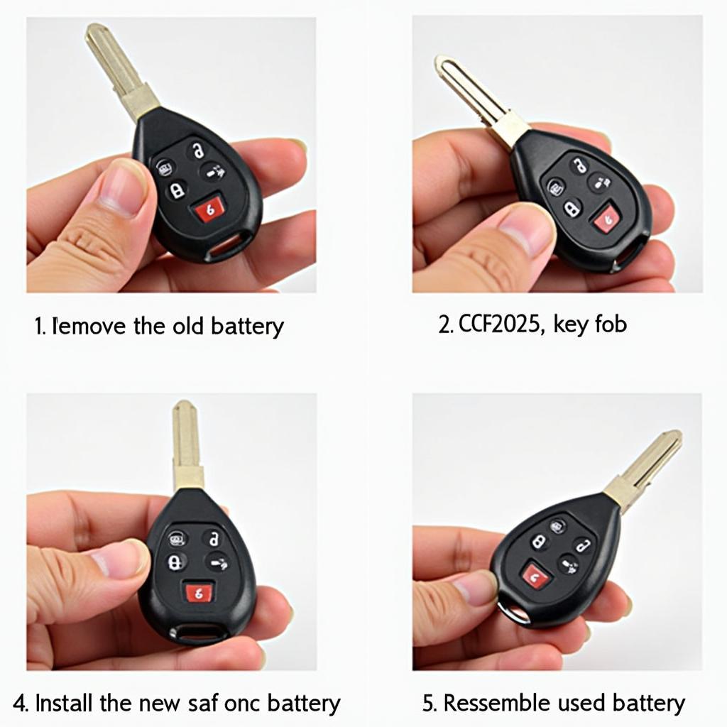 Installing a New Battery in a Mazda Key Fob