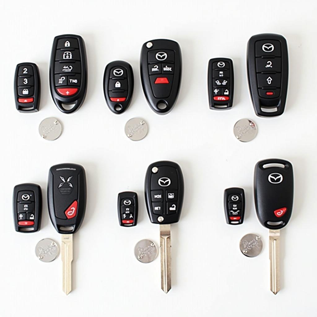 Different Mazda Key Fob Battery Types