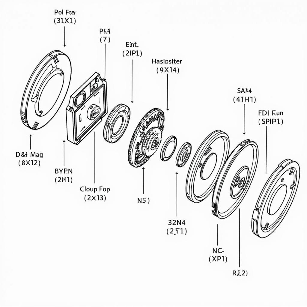 Mazda Key Fob Internal Components