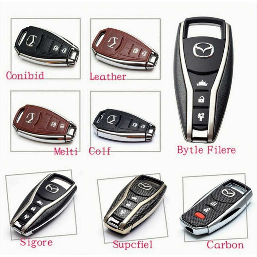 Variety of Mazda Key Fob Sleeves