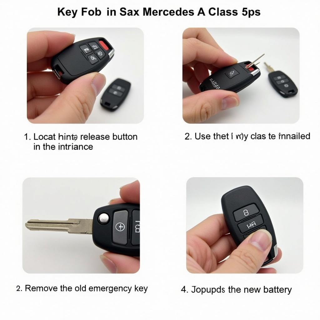 Mercedes A Class Key Fob Battery Replacement Step-by-Step Guide