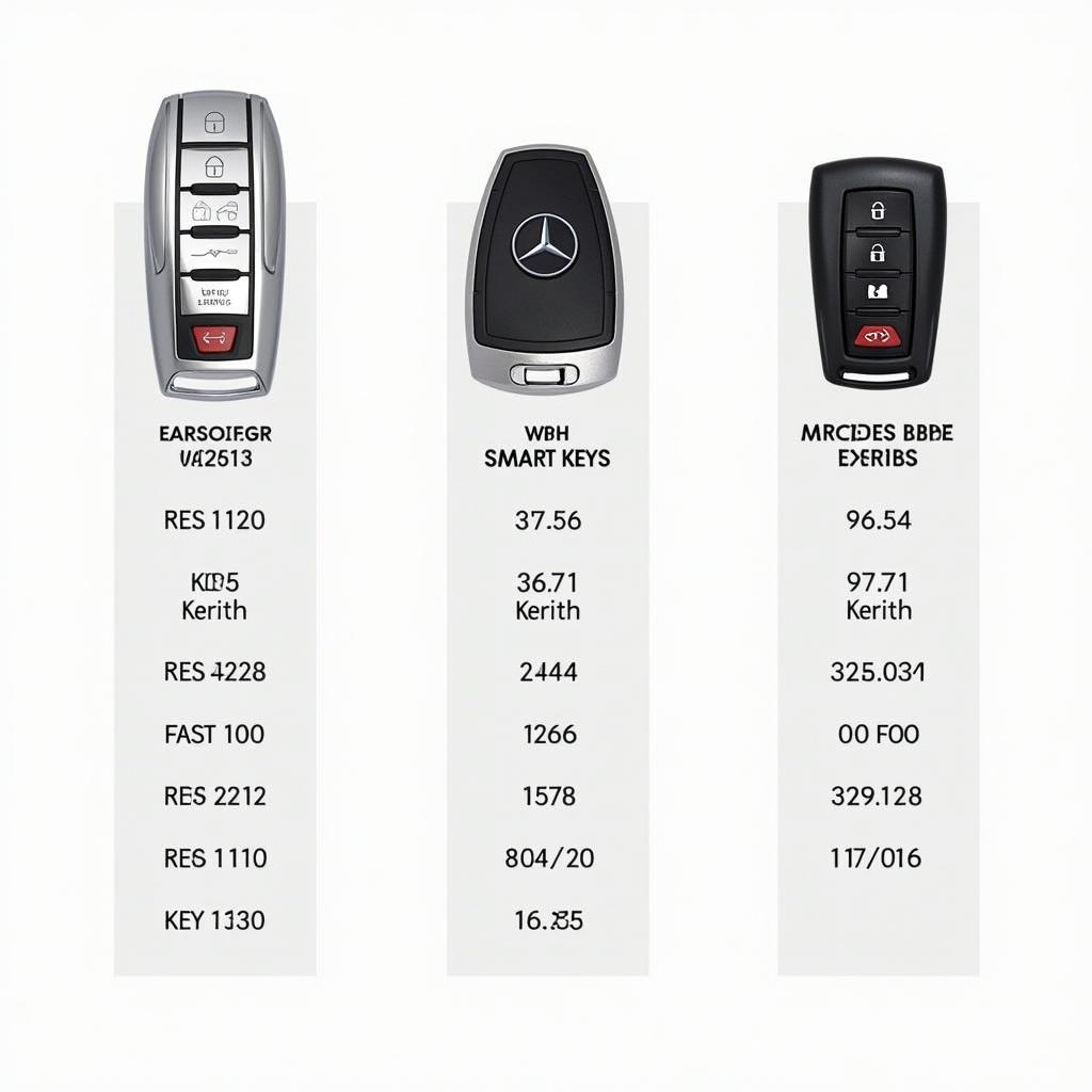 Mercedes-Benz Key Fob Types