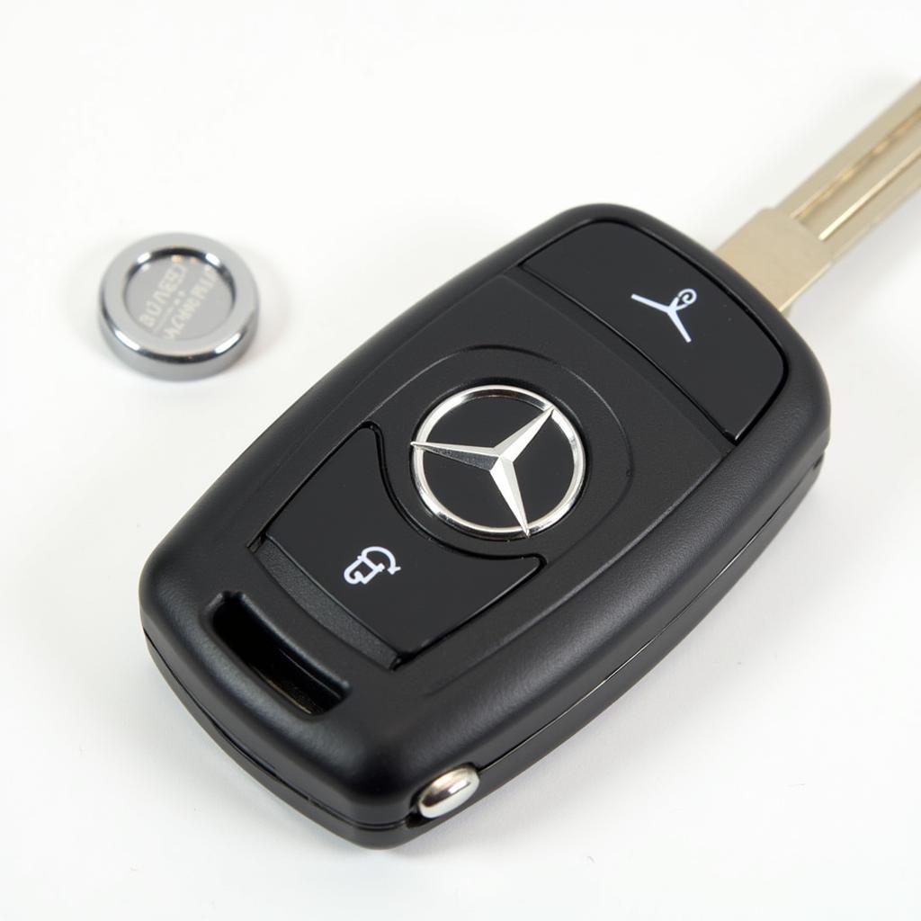 Mercedes C Class Key Fob with New Battery