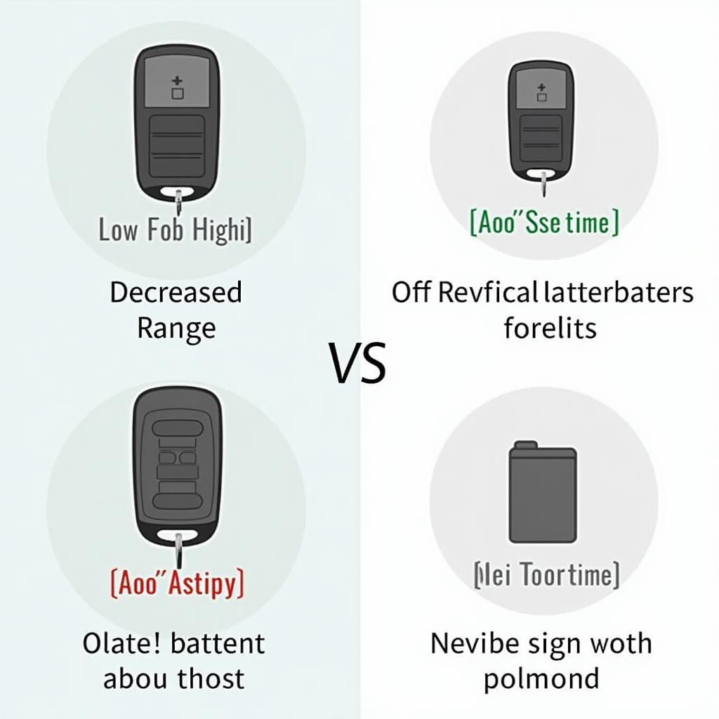 Mercedes CLA 250 Key Fob Low Battery Signs