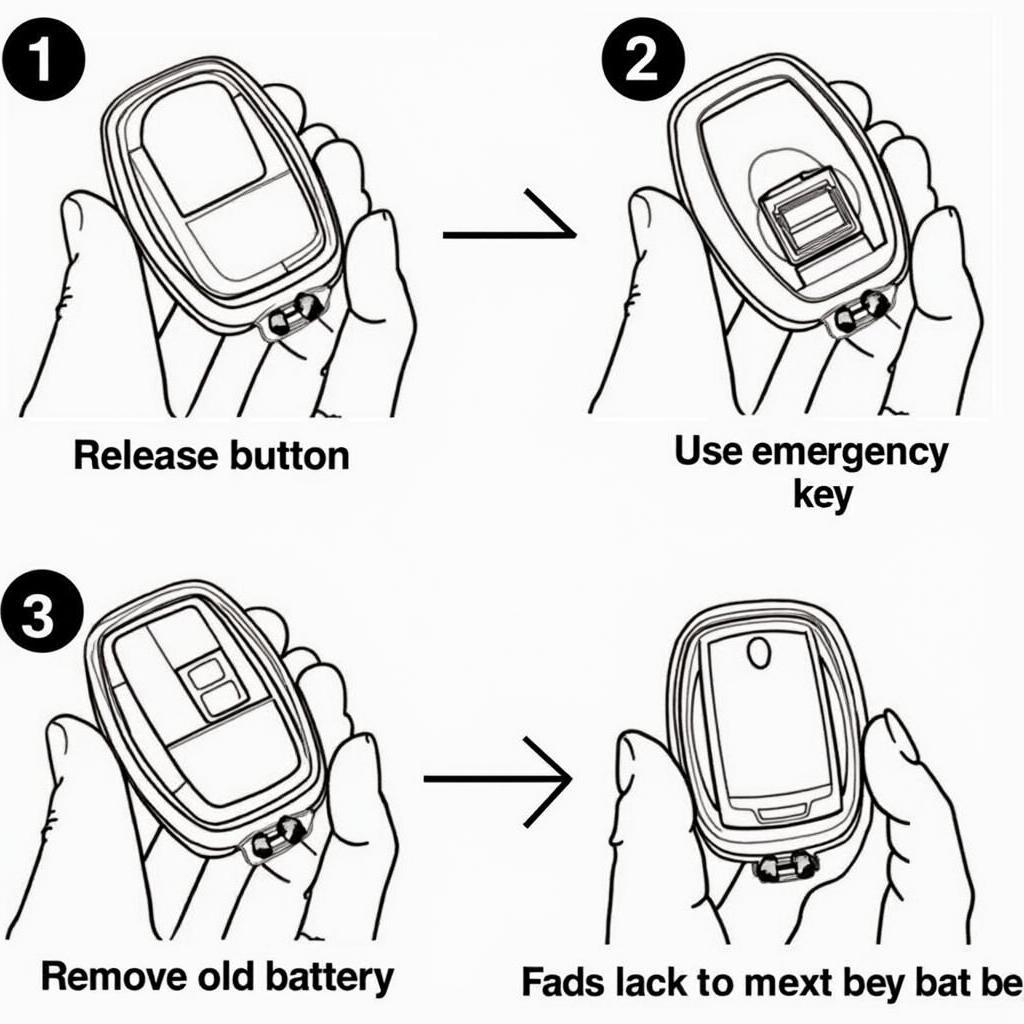 Mercedes GLA 250 Key Fob Battery Replacement Steps