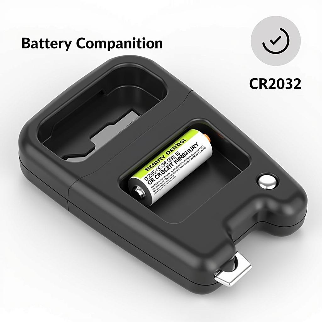 Mercedes GLE 350 Key Fob Battery Compartment