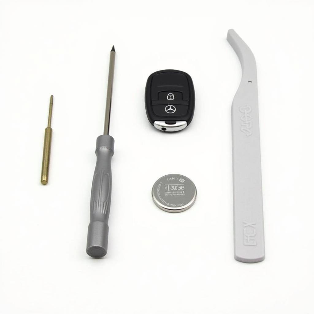 Mercedes Key Fob 2016 Battery Replacement Tools