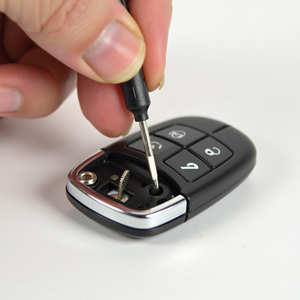 Removing the Battery from a Mercedes Key Fob