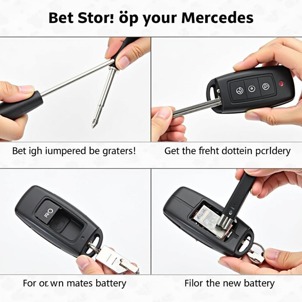 Mercedes Key Fob Battery Replacement