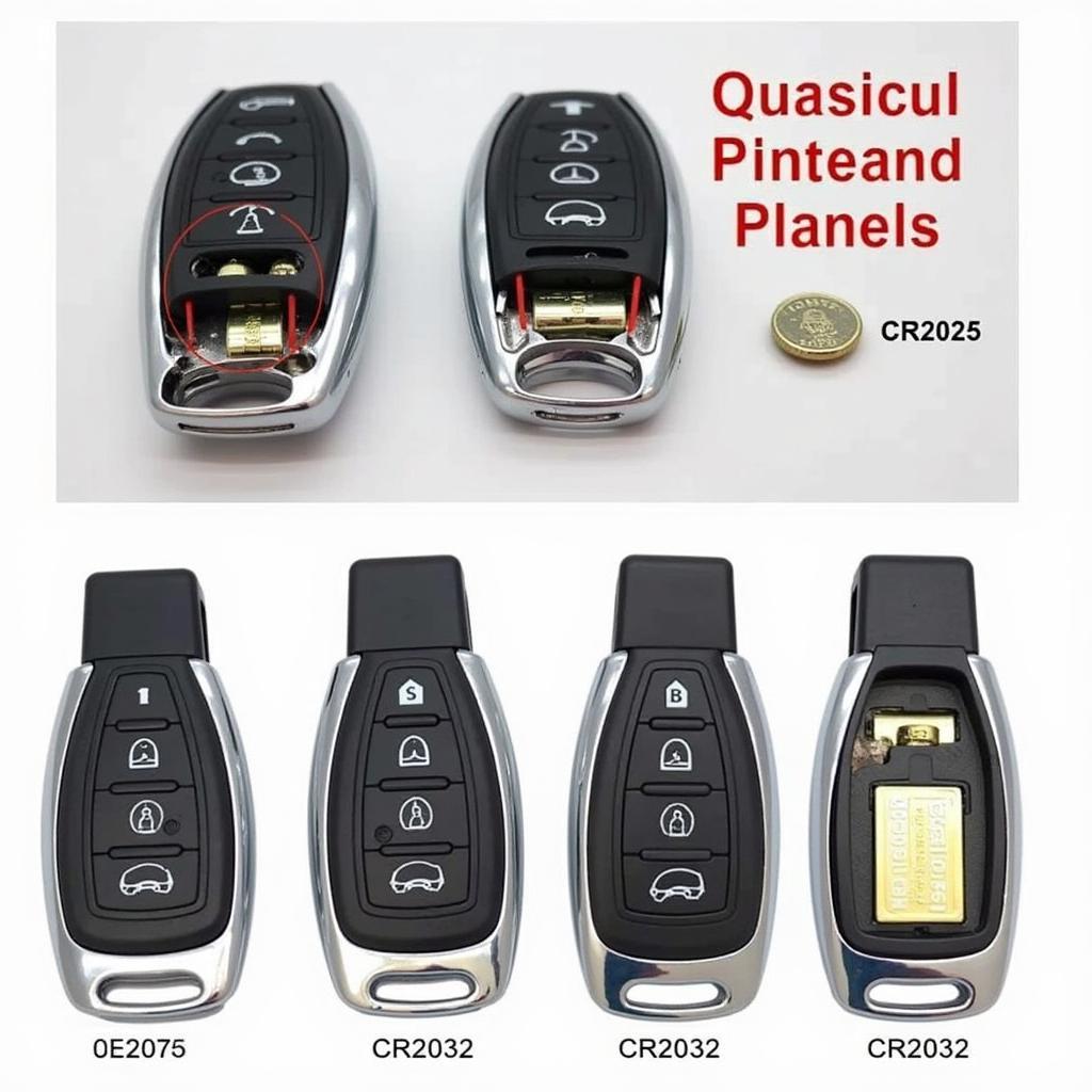 Different Types of Mercedes Key Fob Batteries