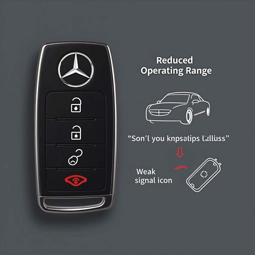 Mercedes Key Fob Low Battery Signs