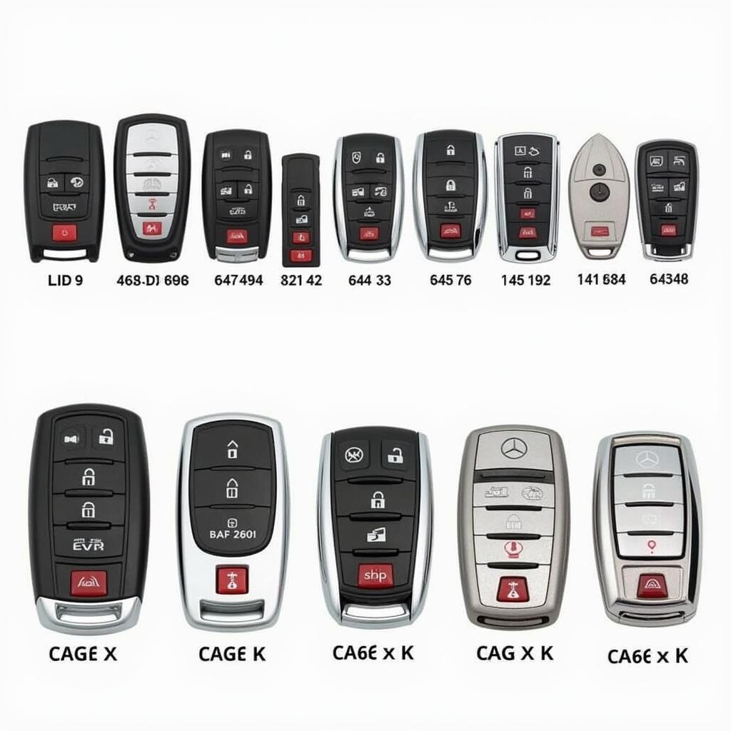 Different Types of Mercedes Key Fobs