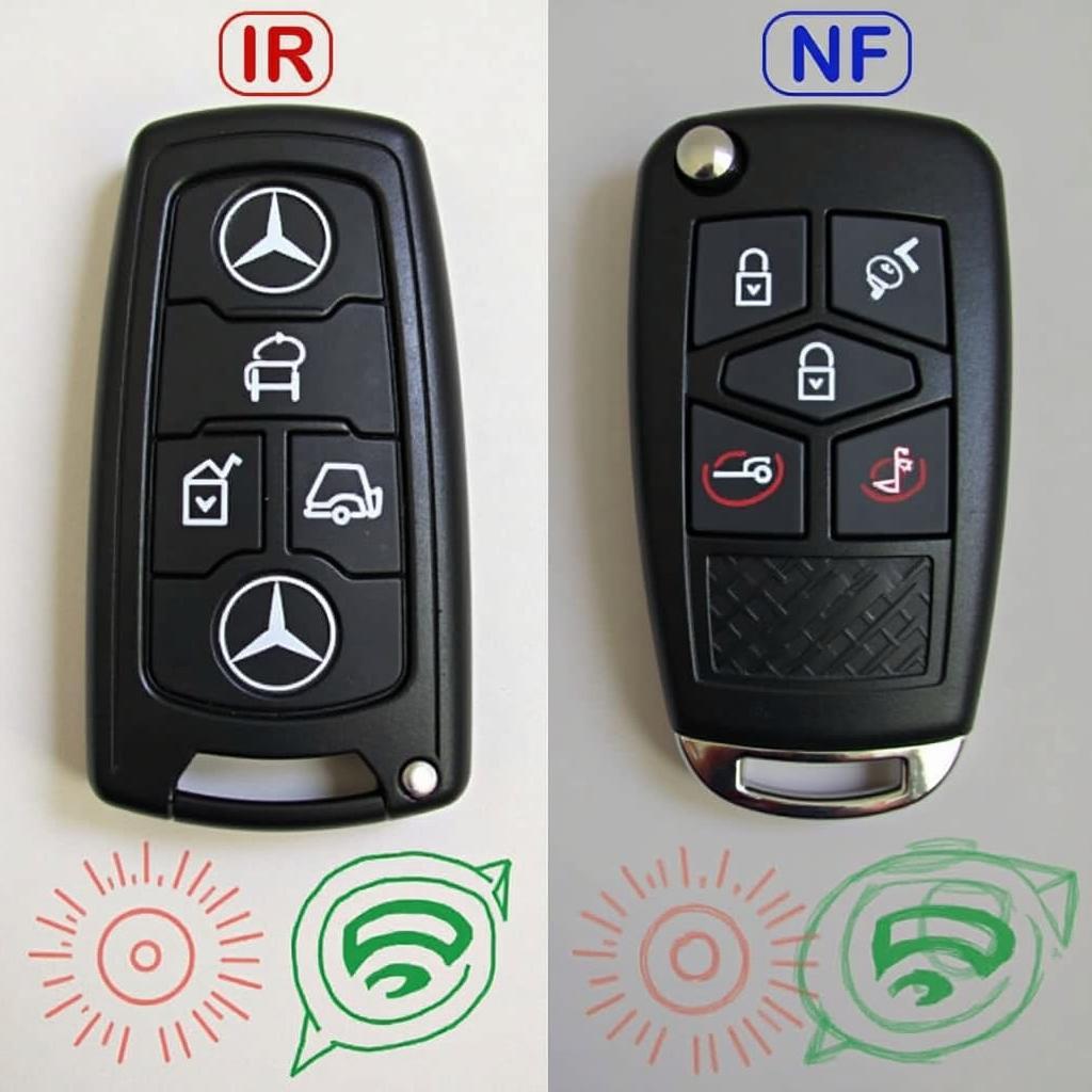 Mercedes Key Fob Types: IR vs. RF