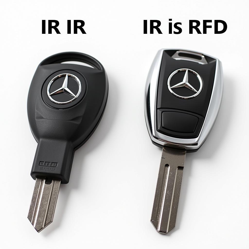 Comparison of Infrared (IR) and Radio Frequency Identification (RFID) Mercedes Key Fobs