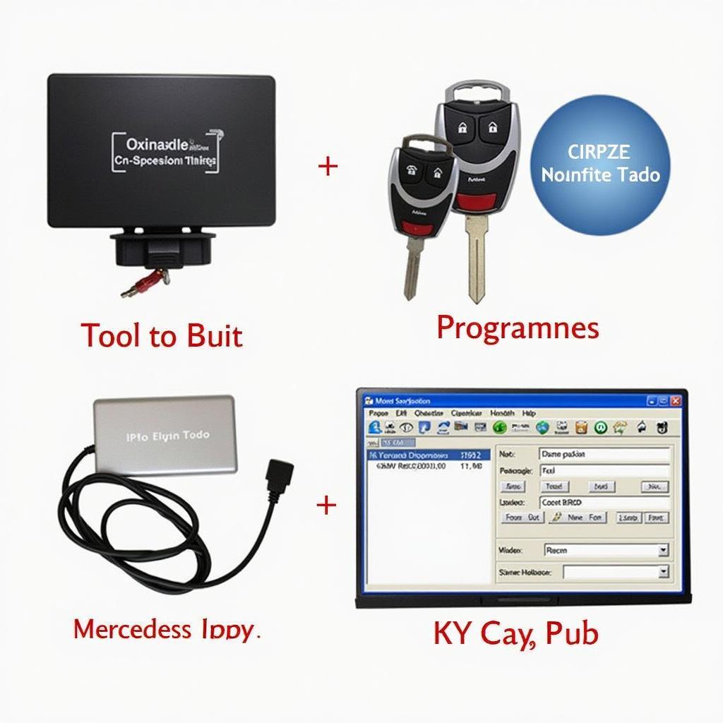 Mercedes W163 Key Fob Programming Tools and Equipment