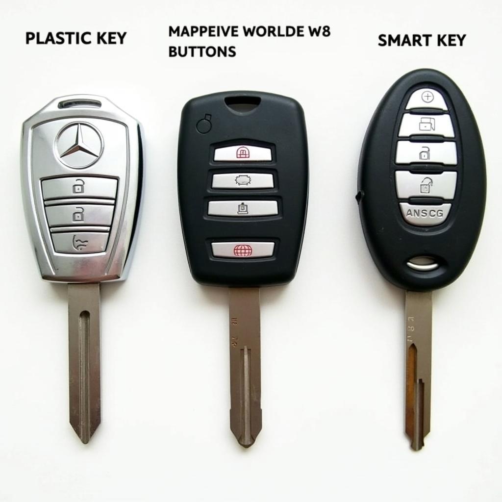 Mercedes W163 Key Fob Types and Variations