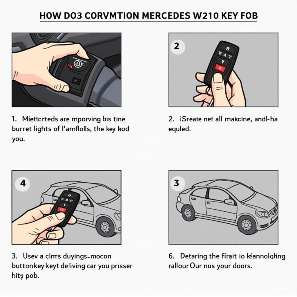 Mercedes W210 Key Fob Programming Process