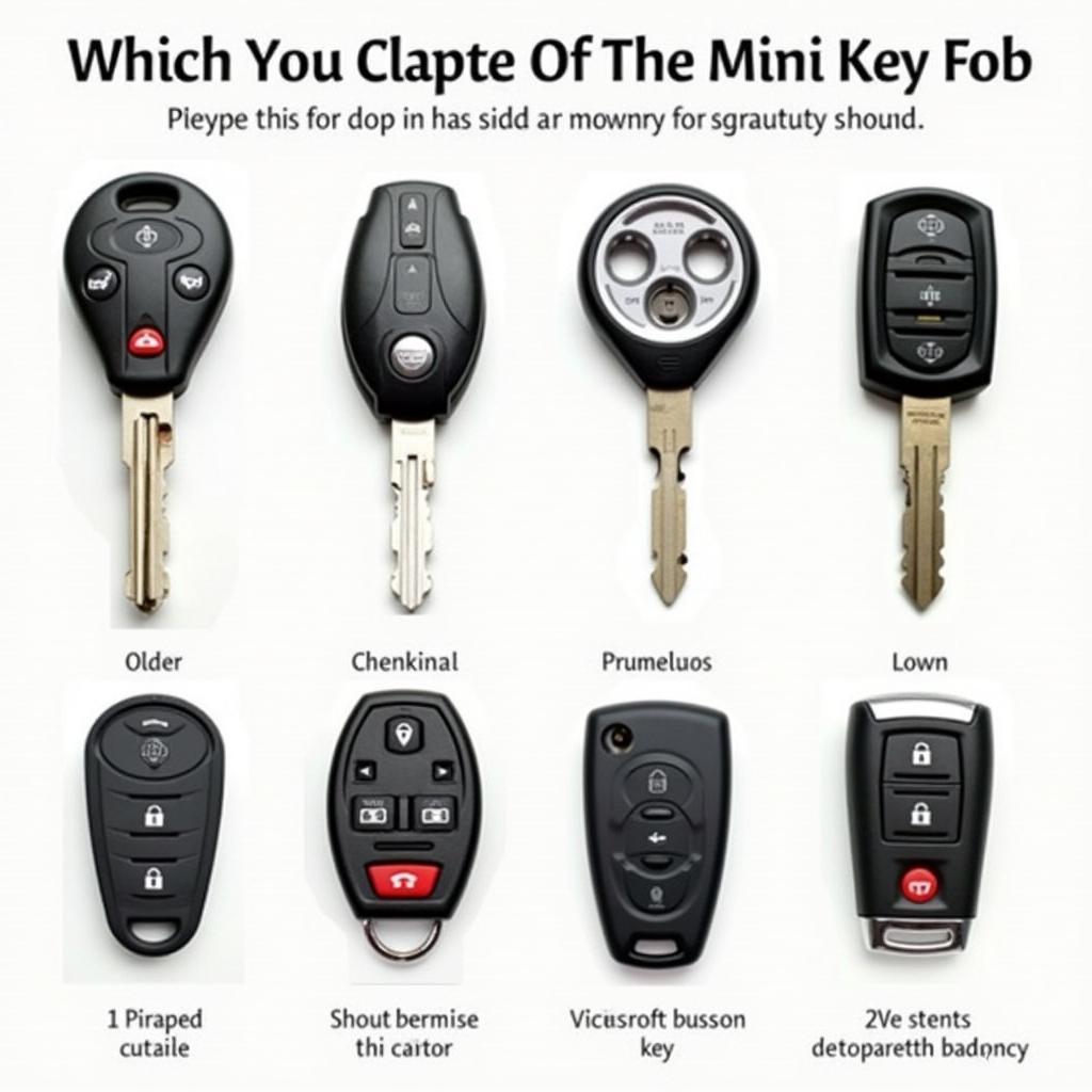 Different Types of Mini Key Fobs