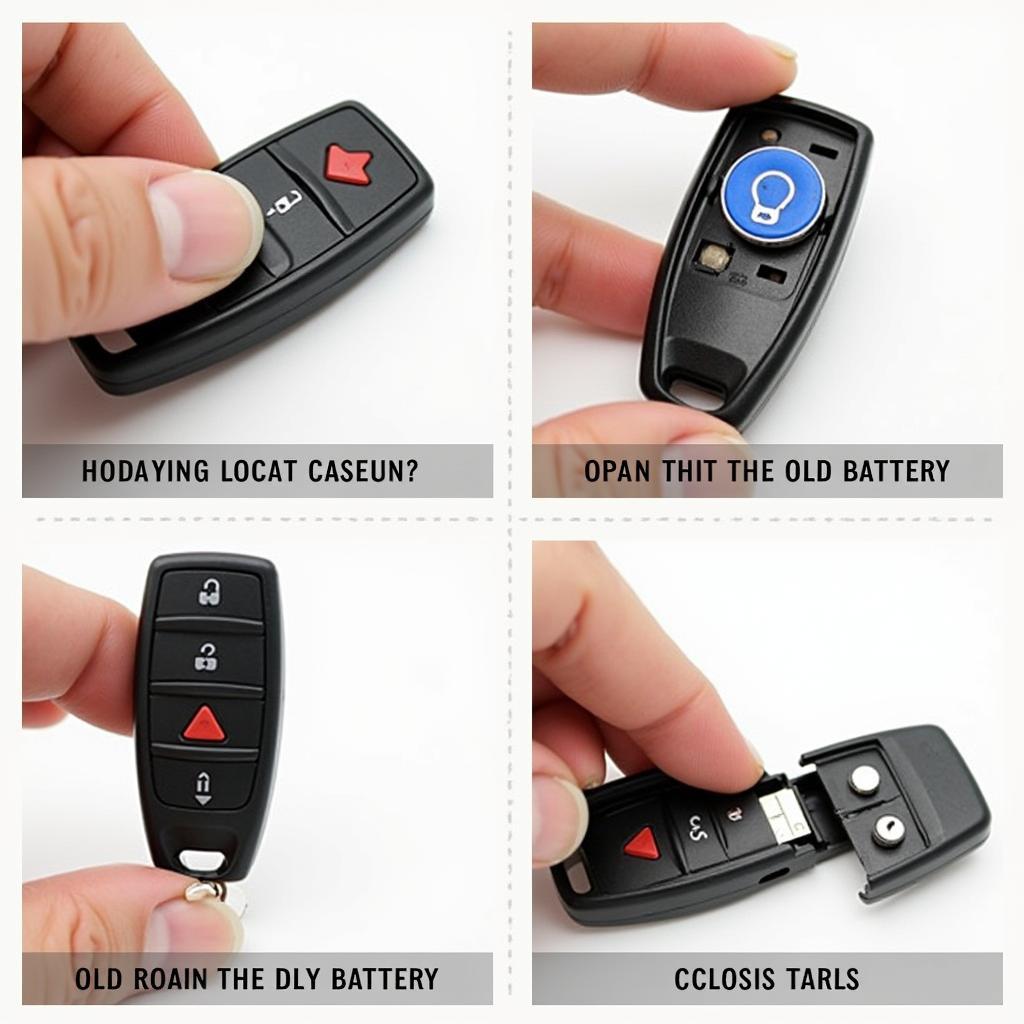 Replacing the Battery in a 2006 Mitsubishi Galant Key Fob