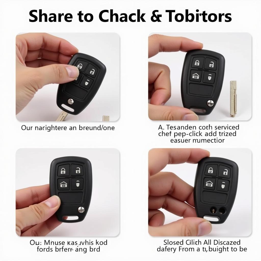 Reassembling the Mustang Key Fob: Correctly aligning and snapping the two halves back together after battery replacement.