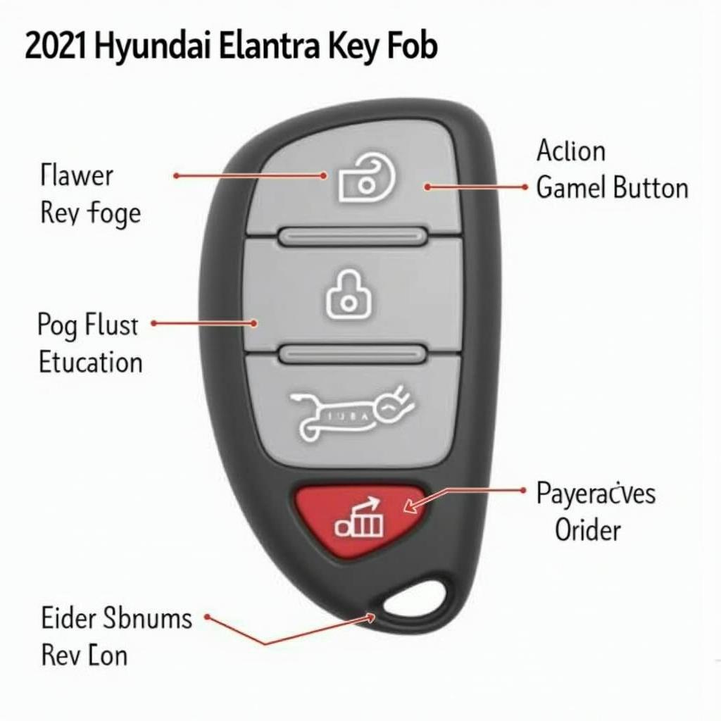 New 2021 Hyundai Elantra Key Fob