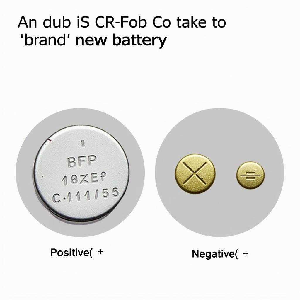 A new CR2025 battery for a Mazda3 key fob